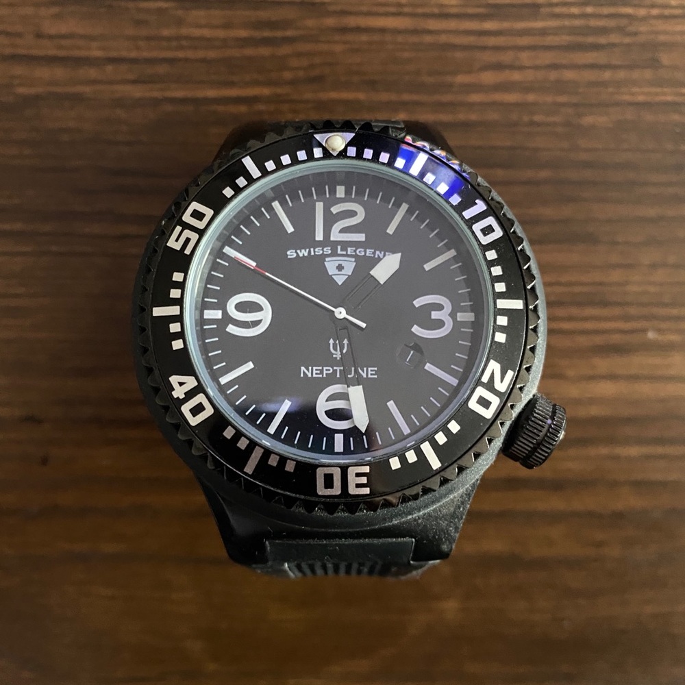 Swiss legend Neptune scuba diving watch